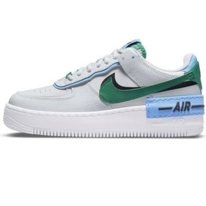 Nike Women's Air Force 1 Shadow Shoes Shoe 💚💙